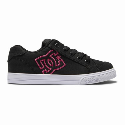 DC Chelsea Kid's Black/Pink Sneakers Australia Online BJK-480